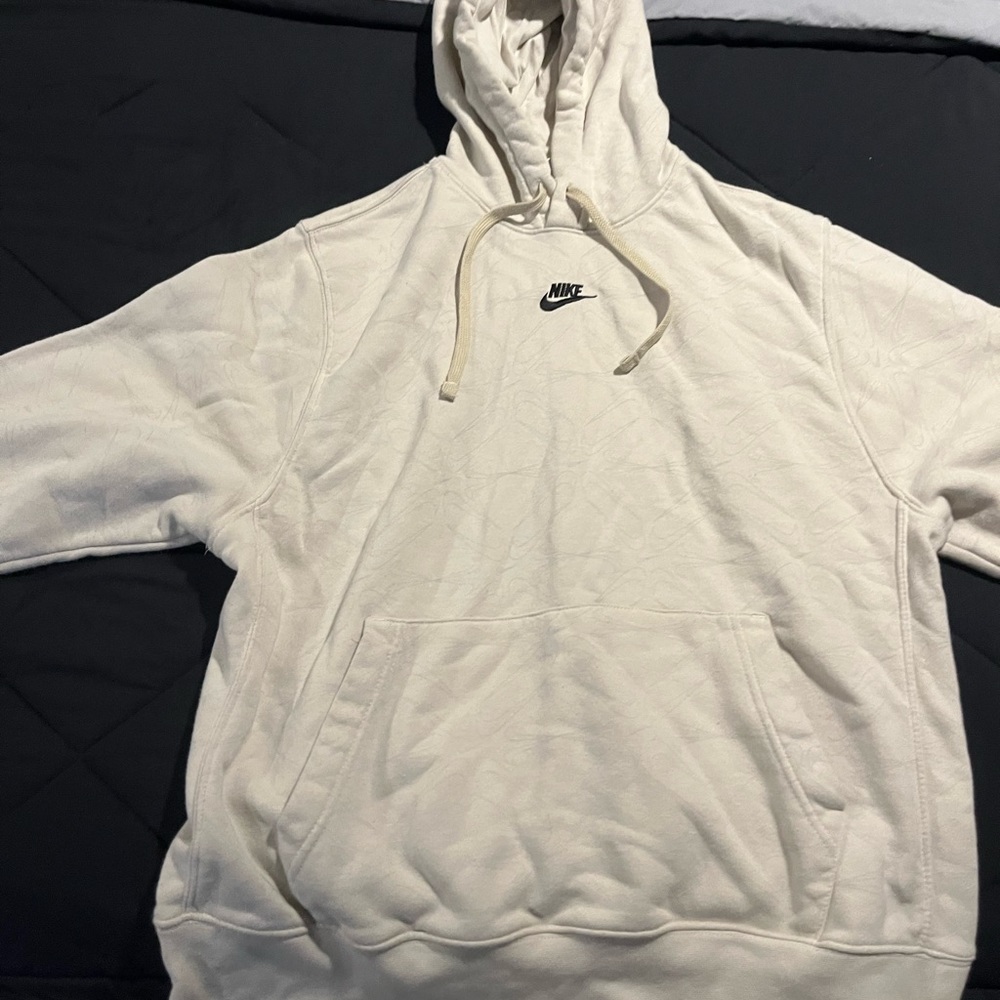 Nike cream hoodie